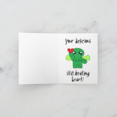 Cthulhuはあなたのハートがほしいと思います カード (内部)