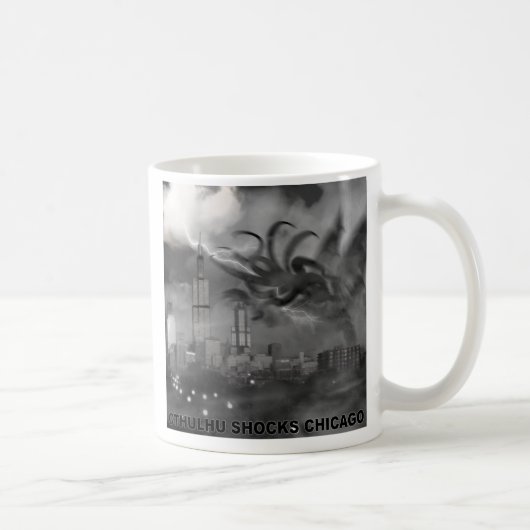 Cthulhuはシカゴに衝撃を与えます コーヒーマグカップ (右)