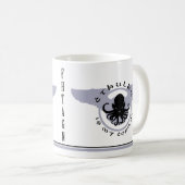 Cthulhuは私の副操縦士のマグです コーヒーマグカップ (正面右)