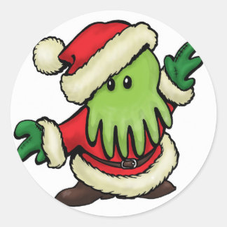 Cthulhuクロースエンベロープステッカー ラウンドシール