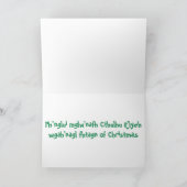 Cthulhuサンタ シーズンカード (内部)