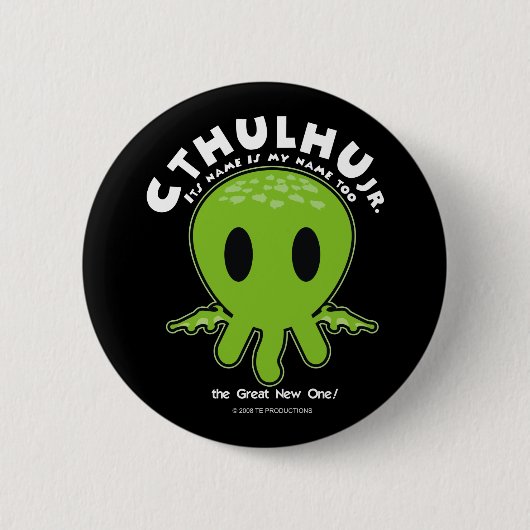 Cthulhuジュニア-アイコン 缶バッジ (正面)
