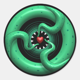 Cthulhuハートシール ラウンドシール