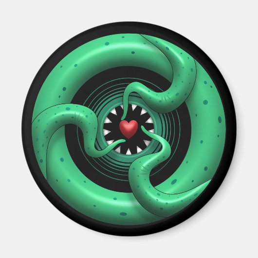 Cthulhuハート磁石 マグネット (正面)