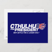 cthulhu大統領 – なぜ小さなevのために解決 ポストカード (正面/裏面)