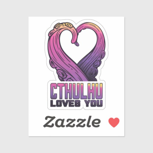 Cthulhu愛する触手ラベクラフト シール (シート)