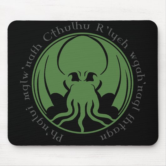 Cthulhu マウスパッド (正面)