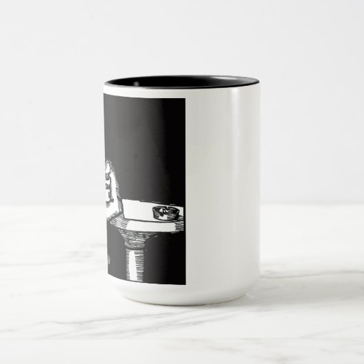 Cthulhu (黒い背景) マグカップ (中央)