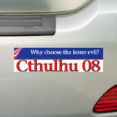 Cthulhu 08 バンパーステッカー (車上)