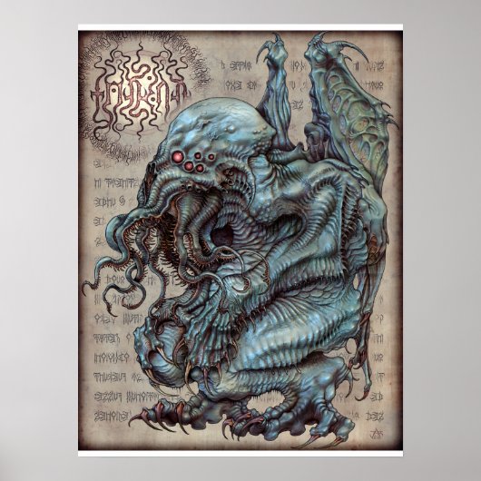 Cthulhu 18x24 ポスター (正面)