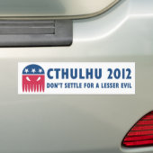 Cthulhu 2012年 バンパーステッカー (車上)