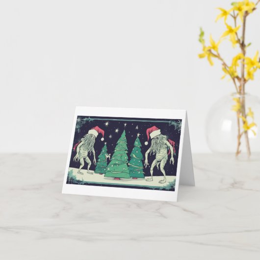 Cthulhu Christmas Spirits- The Ghost of Abyssalith カード (黄色い花)