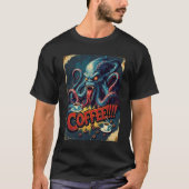 Cthulhu Coffee Monster Shirt | Horror Humor Tee Tシャツ (正面)