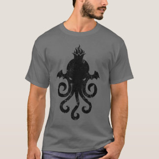 Cthulhu Faded Icon主 Tシャツ