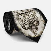 Cthulhu Kraken Neck Tie ネクタイ (ロール)