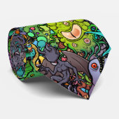 Cthulhu Lovecraft Mythosのチビ（小さくかわいく書いた感じ）の動物寓話集 ネクタイ (ロール)
