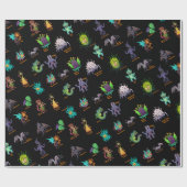 Cthulhu Lovecraft Mythosのチビ(小さくかわいく書いた感じ)の動物寓話集II ラッピングペーパー (フラット)