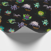 Cthulhu Lovecraft Mythosのチビ(小さくかわいく書いた感じ)の動物寓話集II ラッピングペーパー (角)