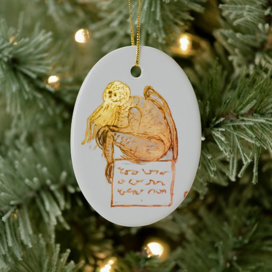 Cthulhu sketch by Lovecraft セラミックオーナメント (ツリー)