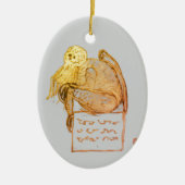 Cthulhu sketch by Lovecraft セラミックオーナメント (正面)