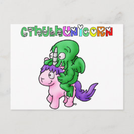 CthulhUnicorn - Jeux de Mots - Francois Ville ポストカード
