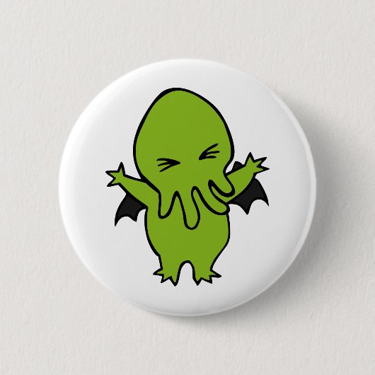 Cthulie 缶バッジ (正面)