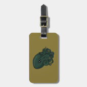 Cthuluのロゴ ラゲッジタグ (正面縦)