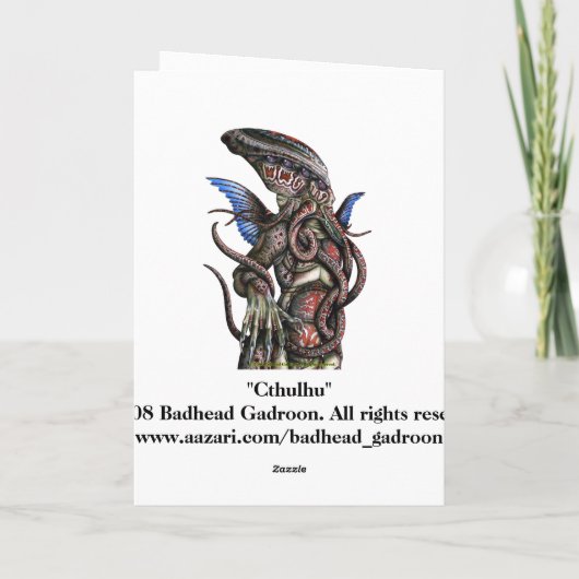 Cthuluカード カード (裏面)