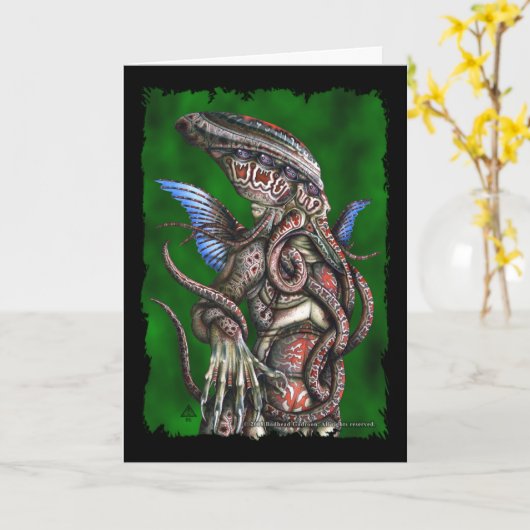 Cthuluカード カード (黄色い花)