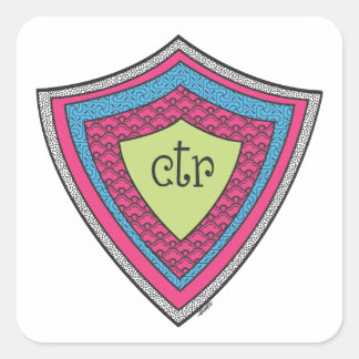 CTRステッカー スクエアシール