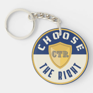 CTR Choose the Right Keychain Primary Baptis gift キーホルダー