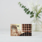 CTR Grunge01-のセピア色 名刺 (スタンド正面)