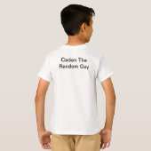 CTRGの子供のサイズのワイシャツ Tシャツ (裏面フル)