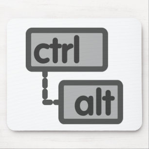 CtrlキーとAltボタン マウスパッド