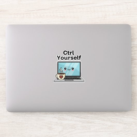 Ctrl 自制をキープしよう シール (コンピューター)