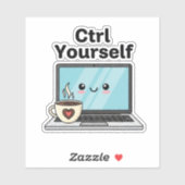 Ctrl 自制をキープしよう シール (シート)