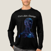 Ctrl+Alt+デザイン トライブレンドＴシャツ (正面)
