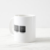 ctrl alt プリッツ コーヒーマグカップ (正面左)