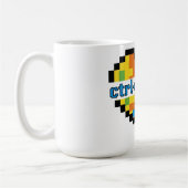 ctrl + alt + dad ギークダッドTシャツ コーヒーマグカップ (左)