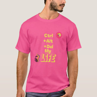 Ctrl+Alt+Delがライフティー Tシャツ