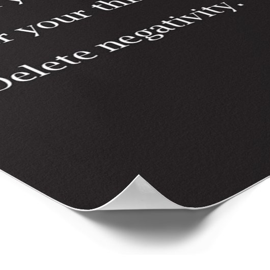 Ctrl Alt Delインスピレーショやる気を起こさせるンことわざ引用文 ポスター (角)