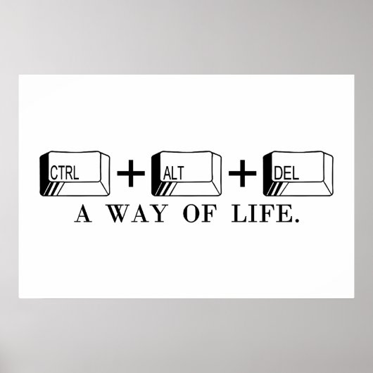 Ctrl + Alt + Del ポスター (正面)