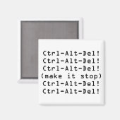 Ctrl+Alt+Del マグネット (正面/裏面)