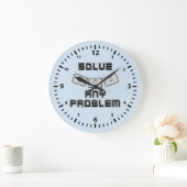 Ctrl Alt Del ラージ壁時計 (ホーム)