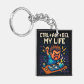 CTRL - ALT - DEL 私の人生 キーホルダー (正面左)