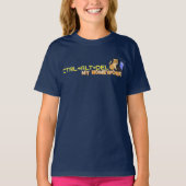 CTRL+ALT+DEL 私の宿題 楽しいテクノロジー 猫 キッズ Tシャツ (正面)
