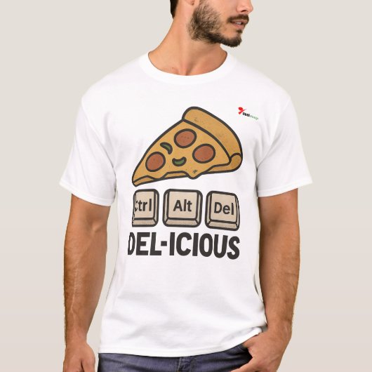 Ctrl + Alt + Del-icious Tシャツ (正面)