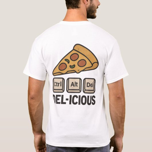 Ctrl + Alt + Del-icious Tシャツ (裏面)