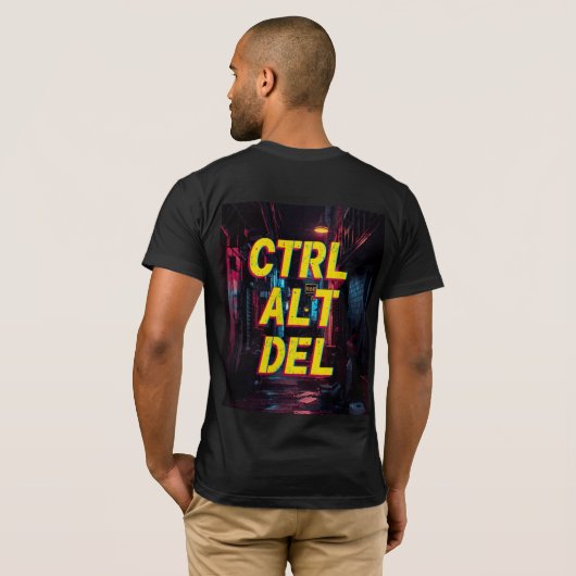 CTRL ALT DEL Tシャツ (裏面フル)