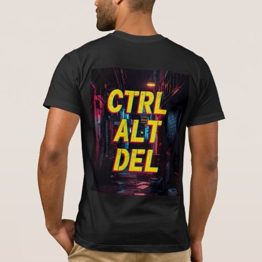 CTRL ALT DEL Tシャツ (裏面)